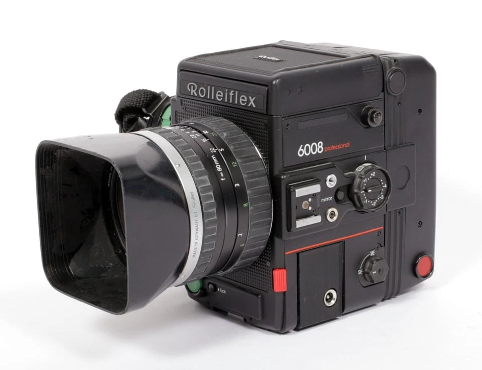 Rolleiflex 6008 Professional 6X6 film camera +HFT 80mm lens +120